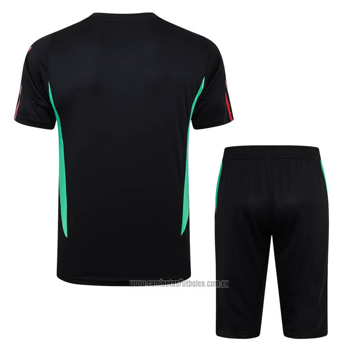 Chandal del Manchester United Manga Corta 2023-2024 Negro - Pantalon Corto